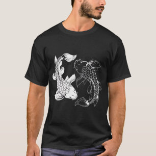 Yin And Yang Japanese Koi Fish T-Shirt