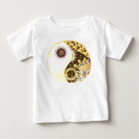 Yin And Yang Painting Floral Yellow