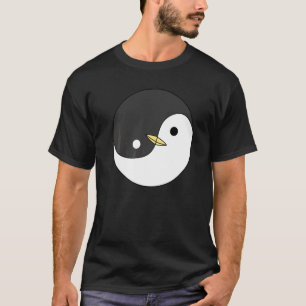 Yin and Yang Penguins Meditation Acro Hatha Yoga T-Shirt