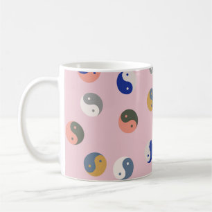 Yin and yang seamless pattern,repeatable spiritual coffee mug
