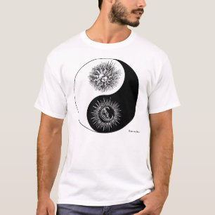 Yin and yang sign - Sun vs Moon T-shirt