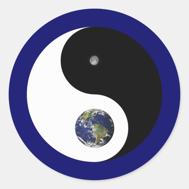 Yin and Yang Sticker (Front)