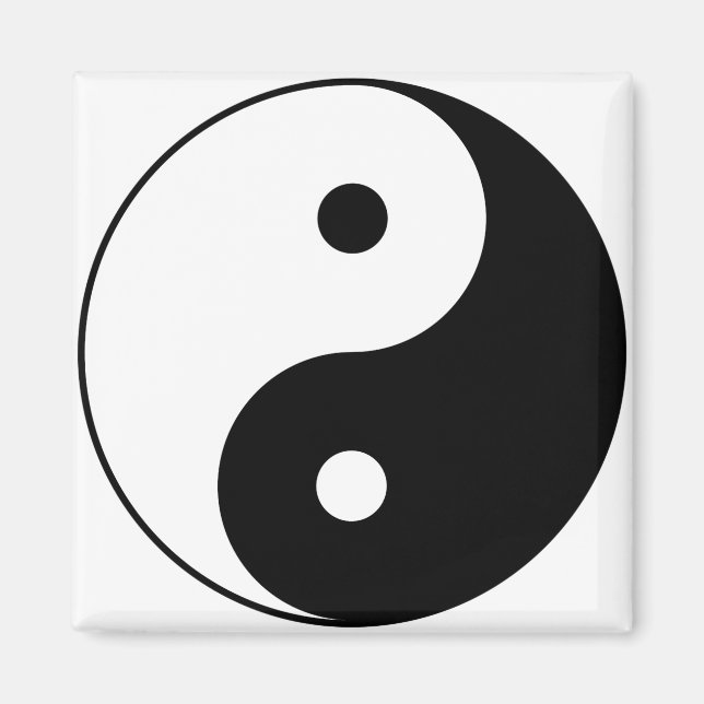 YIN AND YANG Symbol Magnet (Front)
