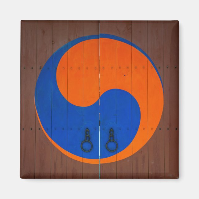 Yin and Yang symbol, South Korea Magnet (Front)
