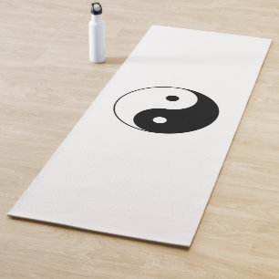 Yin and Yang Symbol (Taoist Taijitu) Yoga Mat