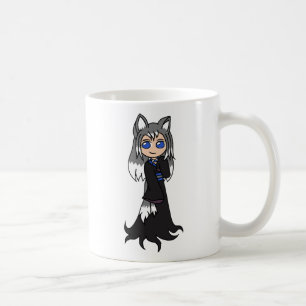 Yin and Yang The Fox Girls (Kitsune) Coffee Mug