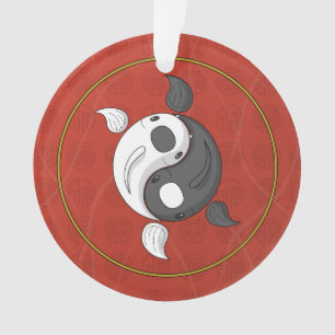 Yin and Yang the Koi Acrylic Ornament