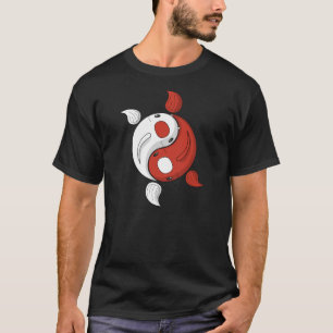 Yin and Yang the Koi Men's Dark Shirt