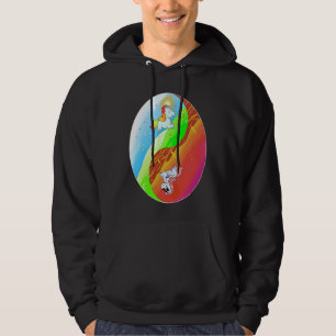 Yin and Yang Unicorn  Death Metal Rainbow Hoodie