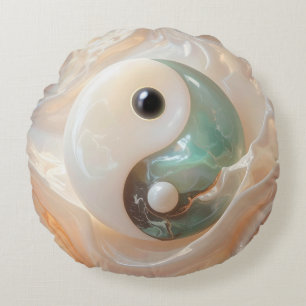 YIN AND YANG - Yijing Round Cushion