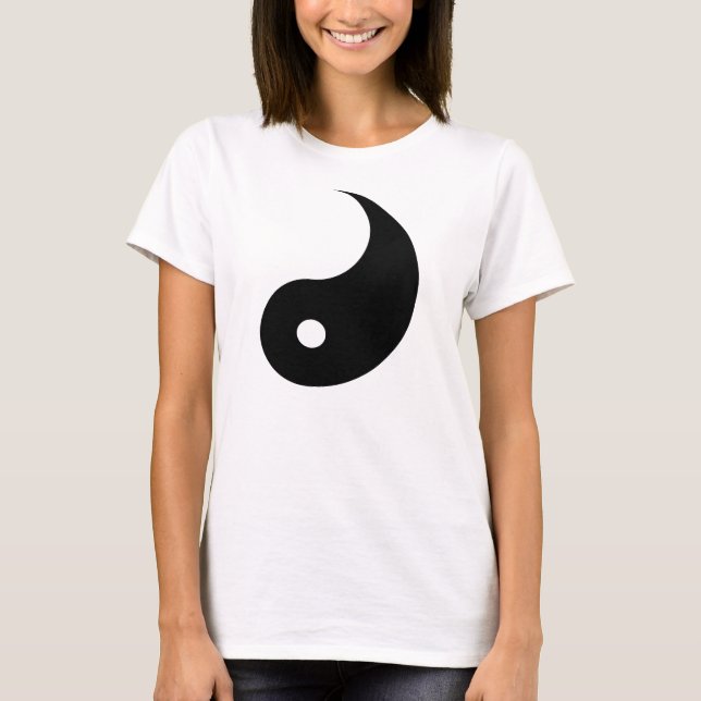 Yin T-shirt, looks great with Yang T-Shirt (Front)