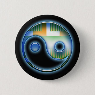 Yin & Yan 6 Cm Round Badge