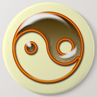Yin & Yan 6 Cm Round Badge