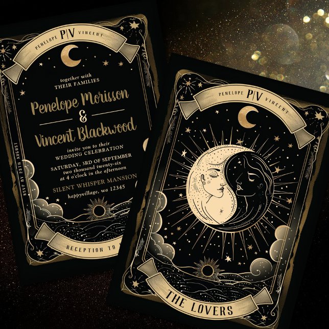 Yin Yang 2 | Tarot Wedding Invitation (Creator Uploaded)