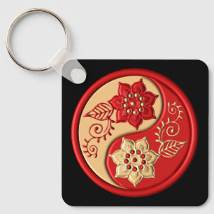 Yin Yang 6 Key Ring