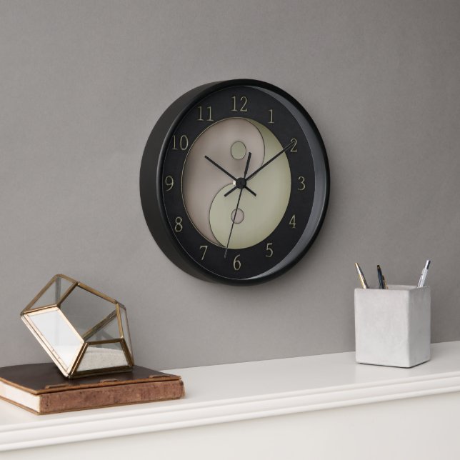 Yin Yang Acrylic Wall Clock (Office)