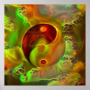 Yin - Yang. Balance Poster