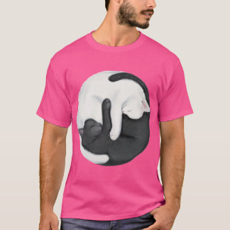 Yin Yang Balancing Cats gift gift T-Shirt