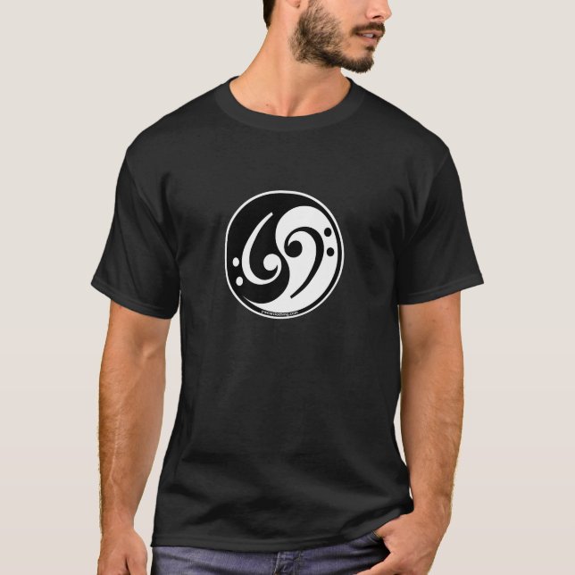 yin-yang bass T-Shirt (Front)