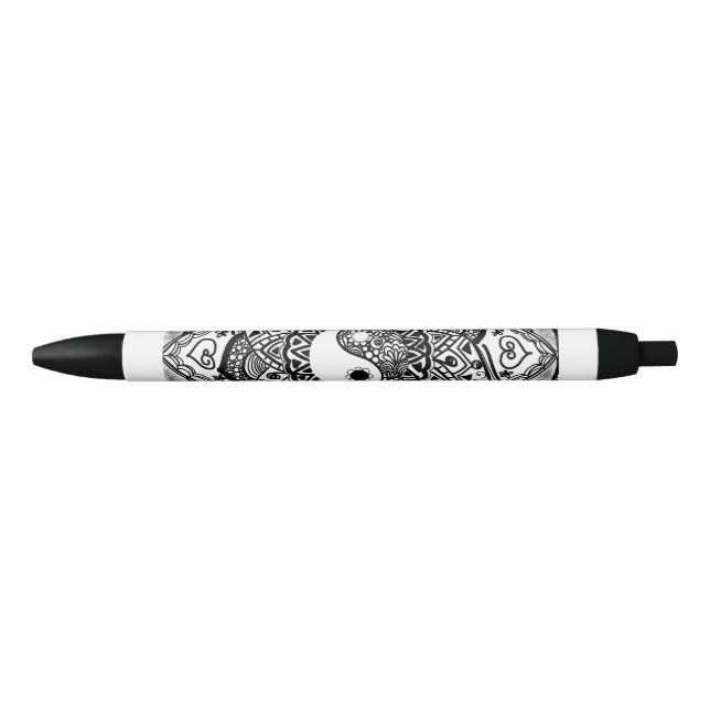 yin yang black and white pen (Front)