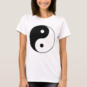 yin yang black white symbol T-Shirt