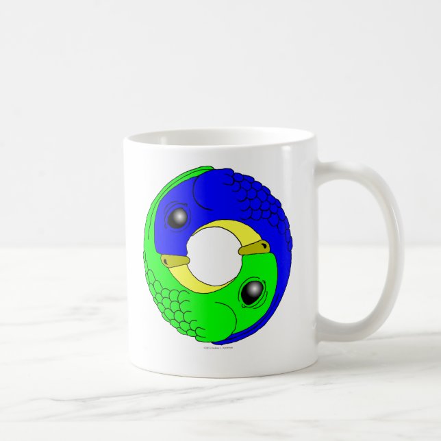 Yin Yang Boids I Coffee Mug (Right)