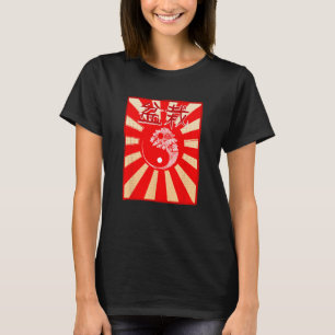 Yin Yang Bonsai Tree In Japanese Zen Buddhist Medi T-Shirt