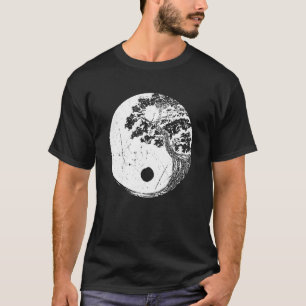 Yin Yang Bonsai Tree Japanese Buddhist Zen Japan C T-Shirt