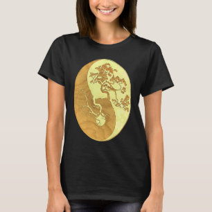 Yin Yang Bonsai Tree Japanese Buddhist Zen T-Shirt