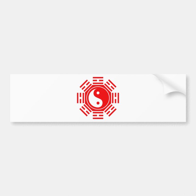 YIN & YANG BUMPER STICKER (Front)
