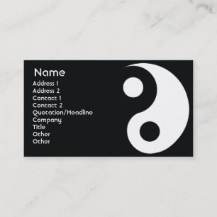 Yin Yang - Business Card