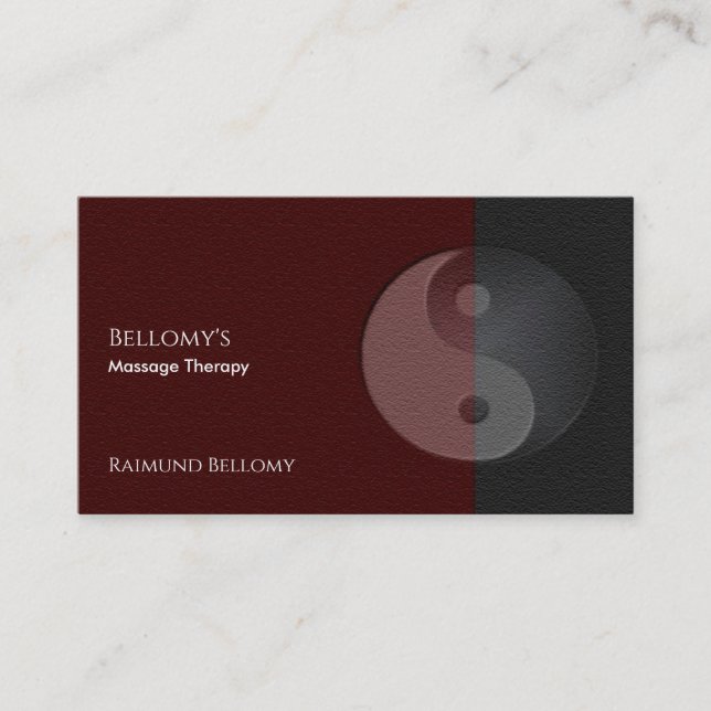Yin Yang Business Card (Front)