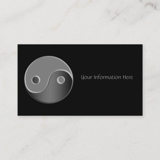 Yin Yang Business Cards (Front)