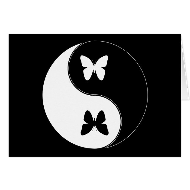 Yin Yang Butterfly (Front Horizontal)