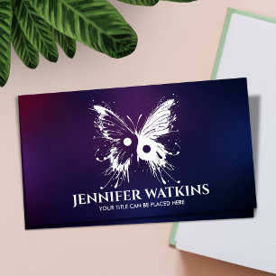 Yin Yang Butterfly - Balance in Flight Business Card