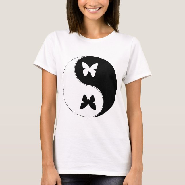 Yin Yang Butterfly T-Shirt (Front)