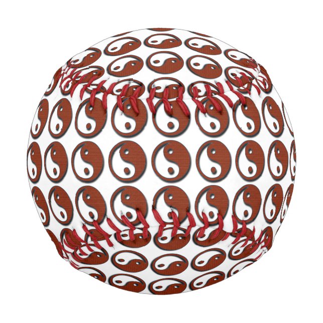 Yin Yang by Shirley Taylor Baseball (Front)