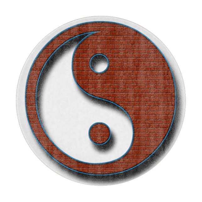 Yin Yang by Shirley Taylor Cutting Board (Front)