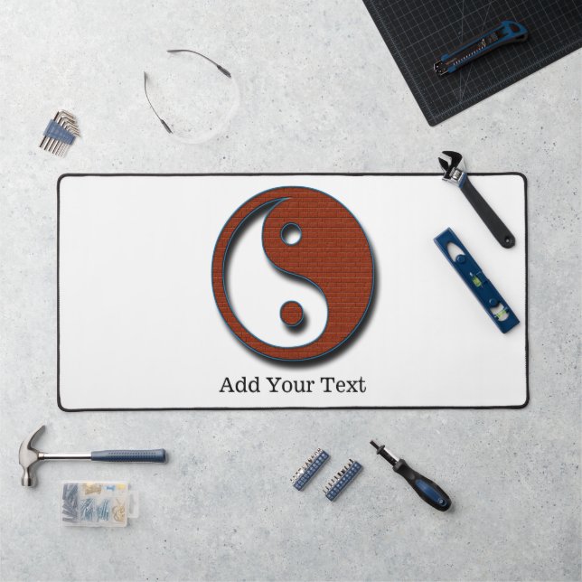 Yin Yang by Shirley Taylor Desk Mat (Workstation)