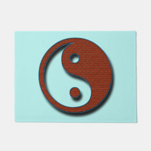 Yin Yang by Shirley Taylor Doormat
