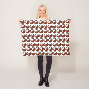 Yin Yang by Shirley Taylor Fleece Blanket