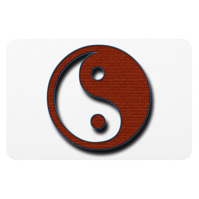 Yin Yang by Shirley Taylor Magnet (Horizontal)