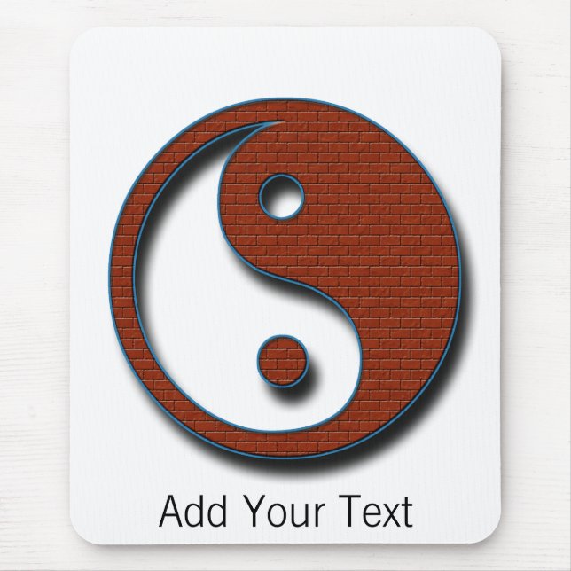 Yin Yang by Shirley Taylor Mouse Mat (Front)