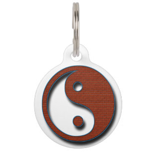 Yin Yang by Shirley Taylor Pet Tag