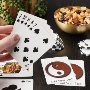 Yin Yang by Shirley Taylor Playing Cards
