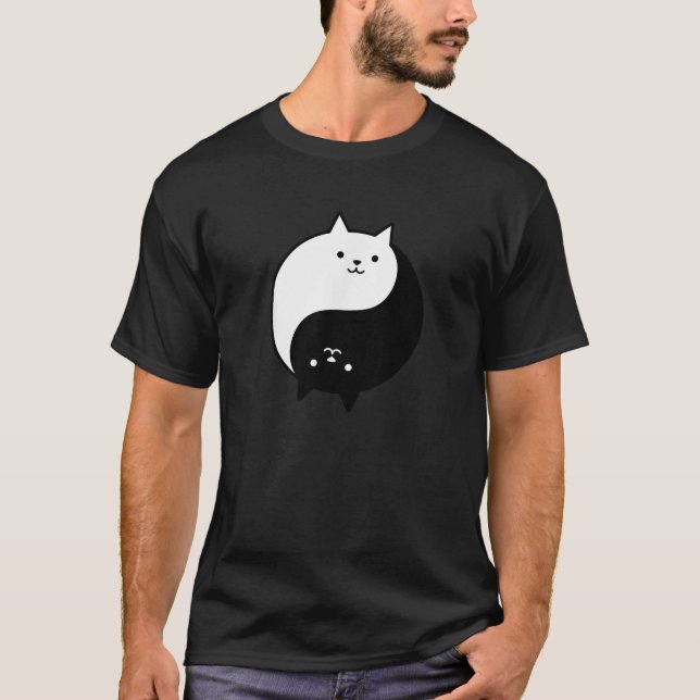 Yin Yang Ca  T-Shirt (Front)