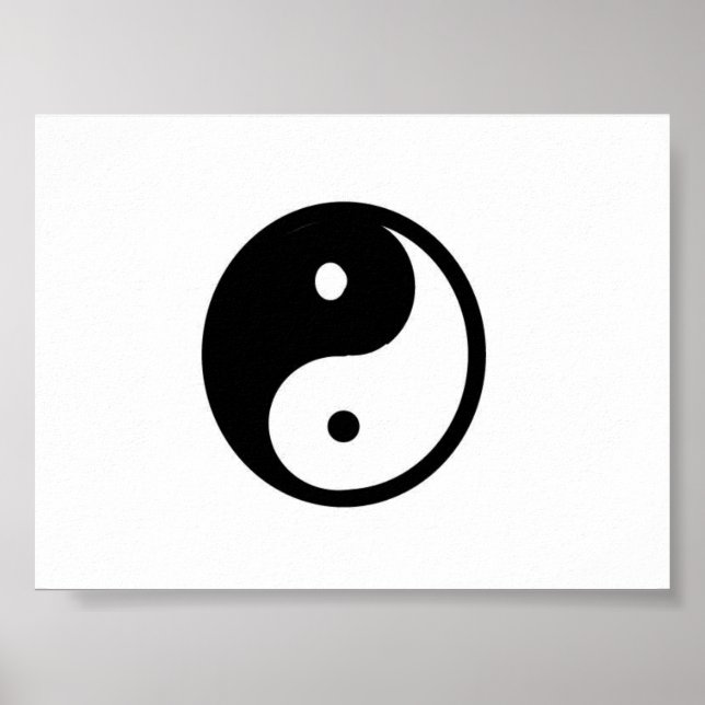 Yin/Yang canvas print (Front)