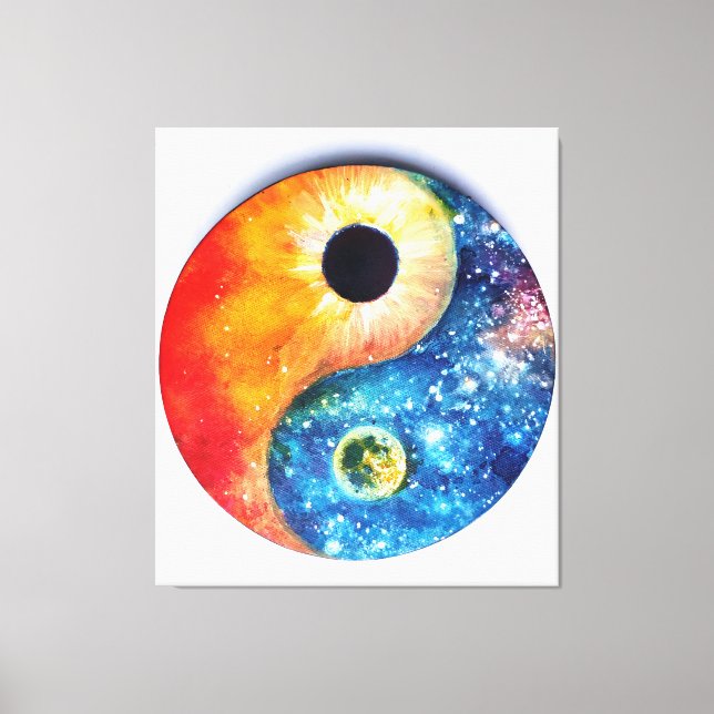Yin-Yang Canvas Print (Front)