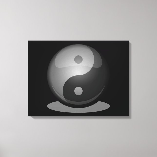 Yin yang canvas print (Front)