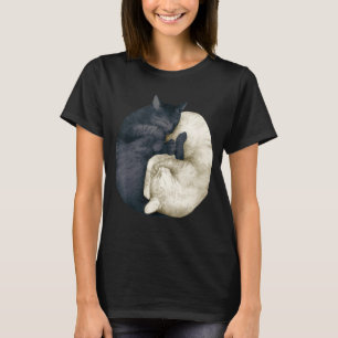 yin yang cats 2 T-Shirt